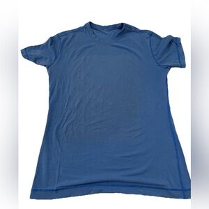 Lululemon Men's Cotton Jersey T Shirt Royal Blue Size XS